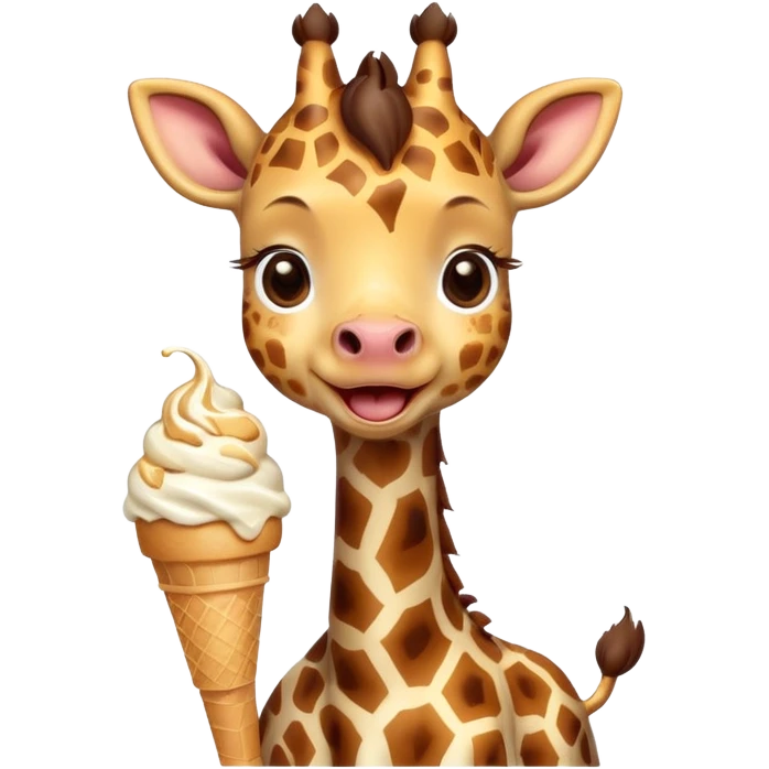 Giraffe with Ice Creams
Baby giraffe with melting ice cream


 emoji