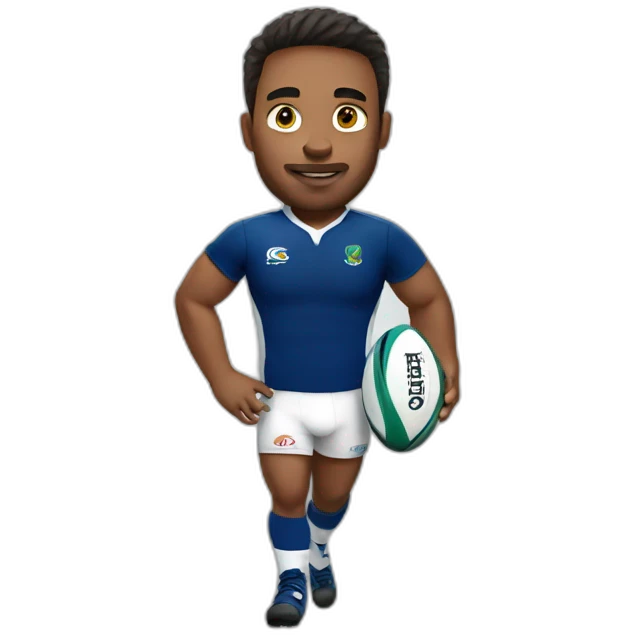 Rugby player emoji