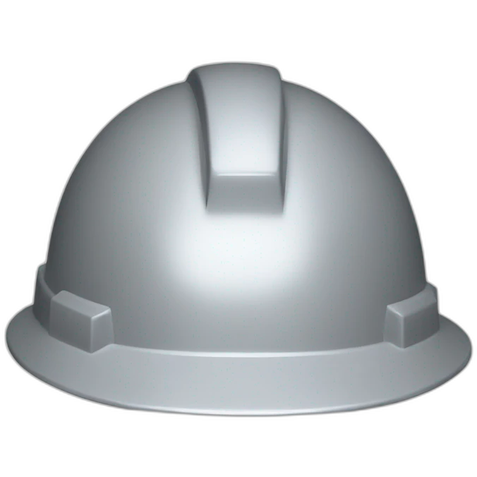 construction helment with cone logo emoji