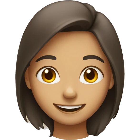 smiling girl emoji