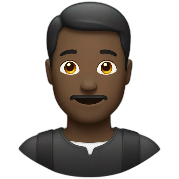 Un homme noir qui serre la main d'un homme blanc emoji