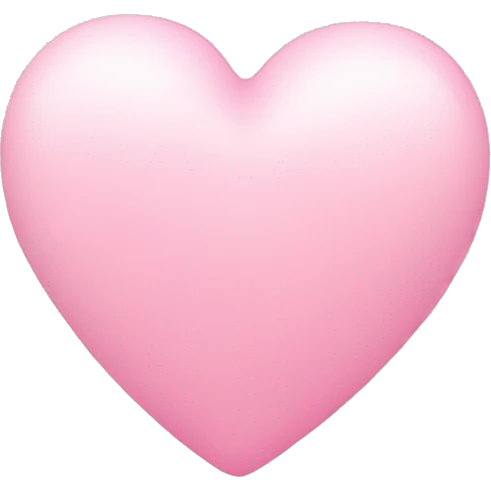 baby pink heart emoji
