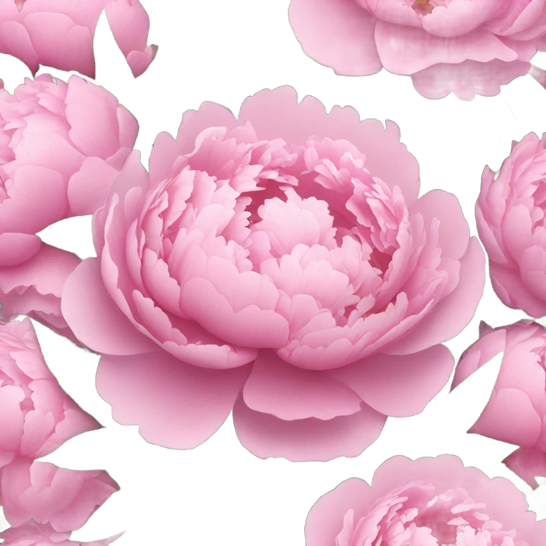 Pink peonies bouquet  emoji