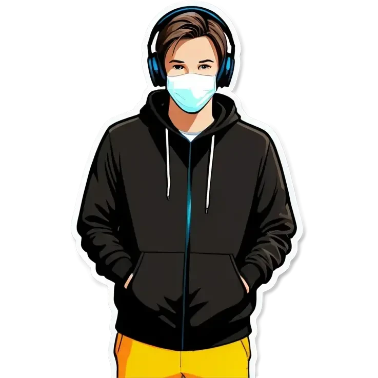 Alan walker dj with logo emoji