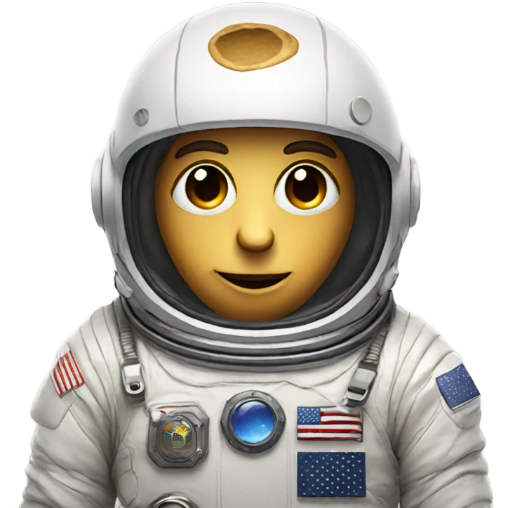 astronaut on owl  emoji