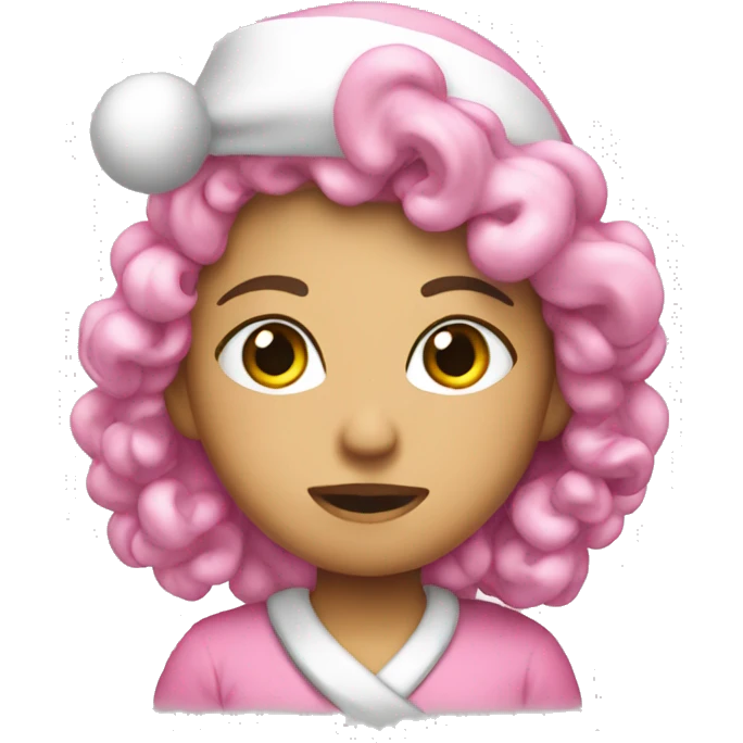 Pink Navidad  emoji
