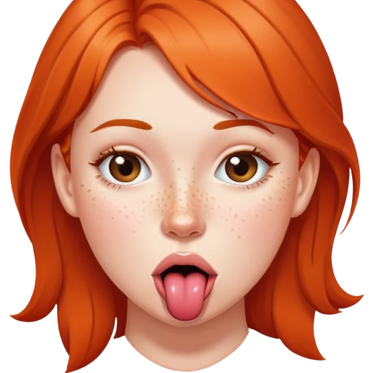 girl with tongue  emoji