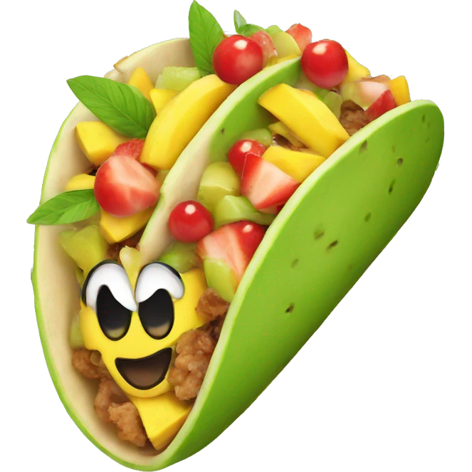Fruit tacos emoji
