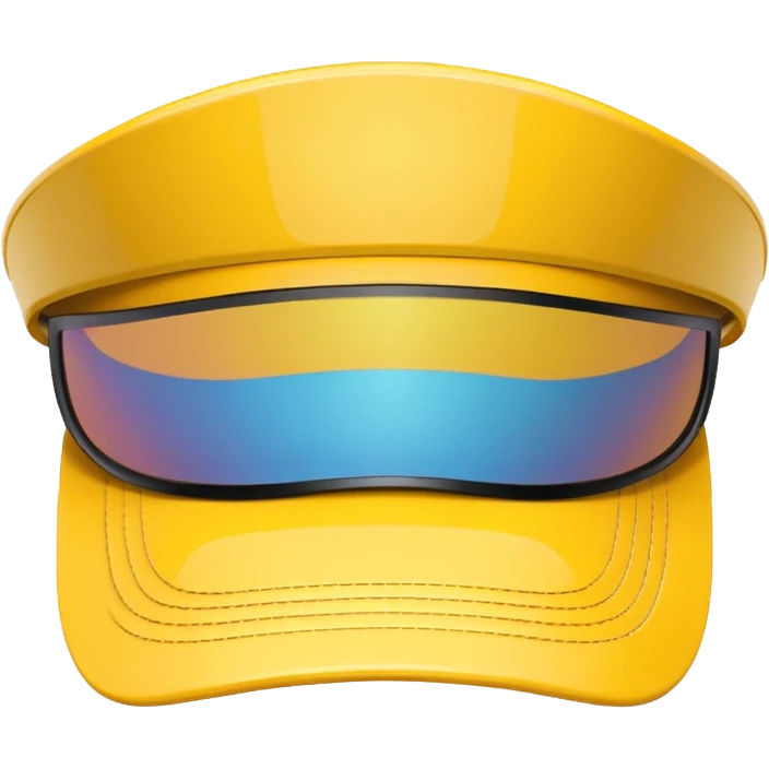 Sun Visor,yellow emoji