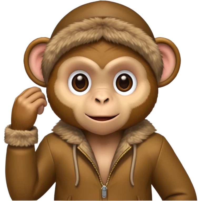 monkey with clothes emoji