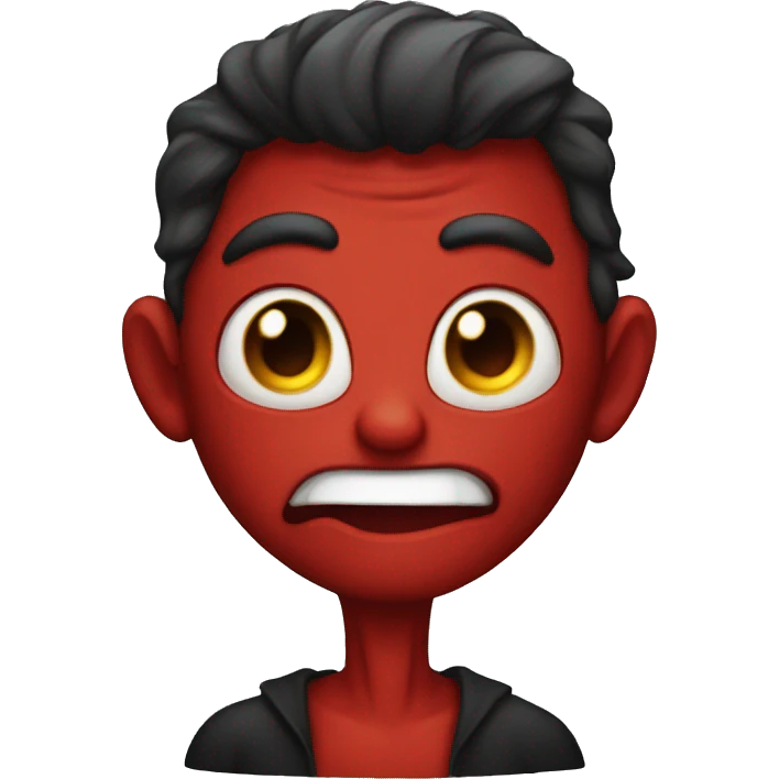 human with devil emoji