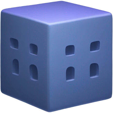 Cube emoji