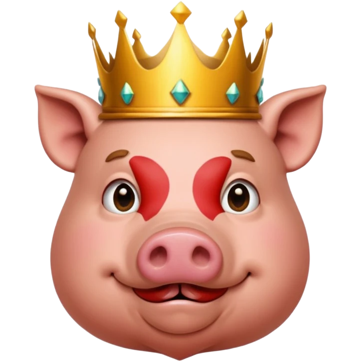 PIG KING emoji