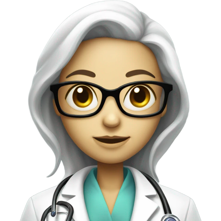 Reptilian alien woman, is a doctor emoji