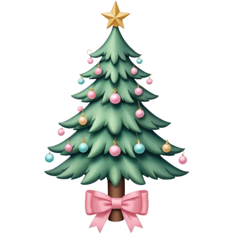 Coquette aesthetic Christmas emoji