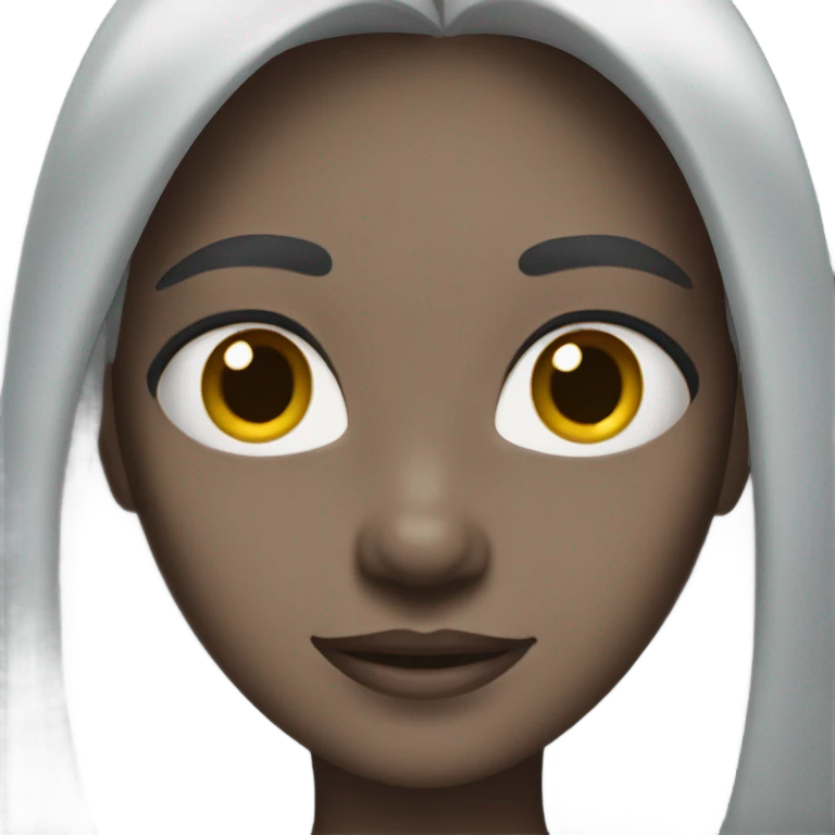 Grey hair girl ok emoji