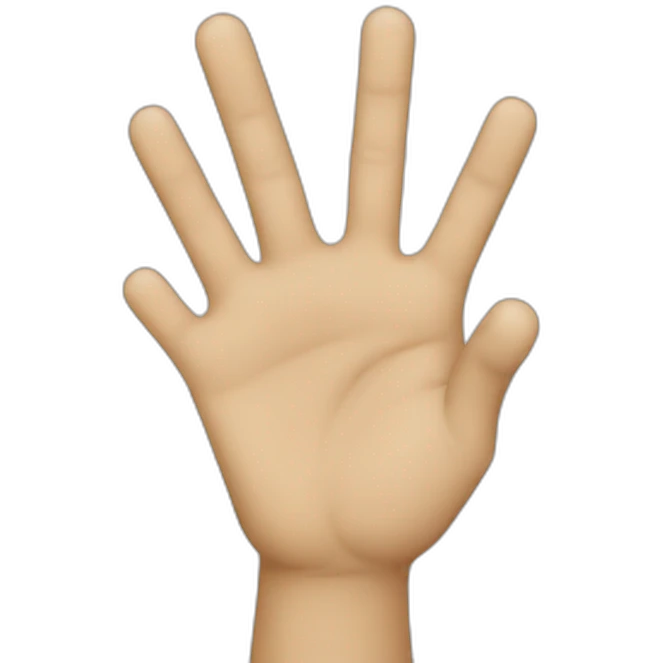 two hands doing U emoji