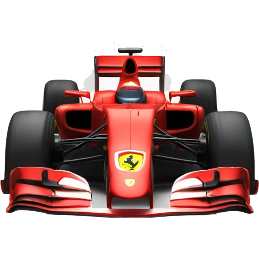 Ferrari F1 car emoji