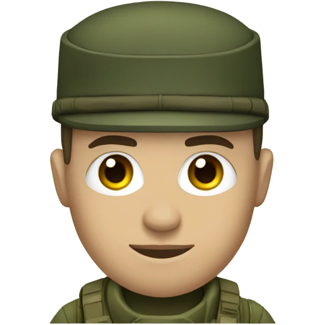 Military person emoji