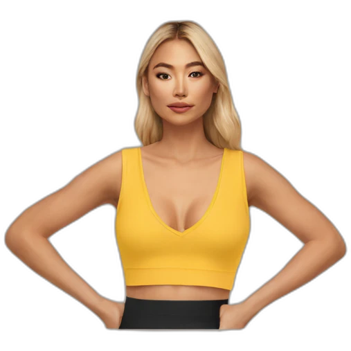 v-neck crop top emoji