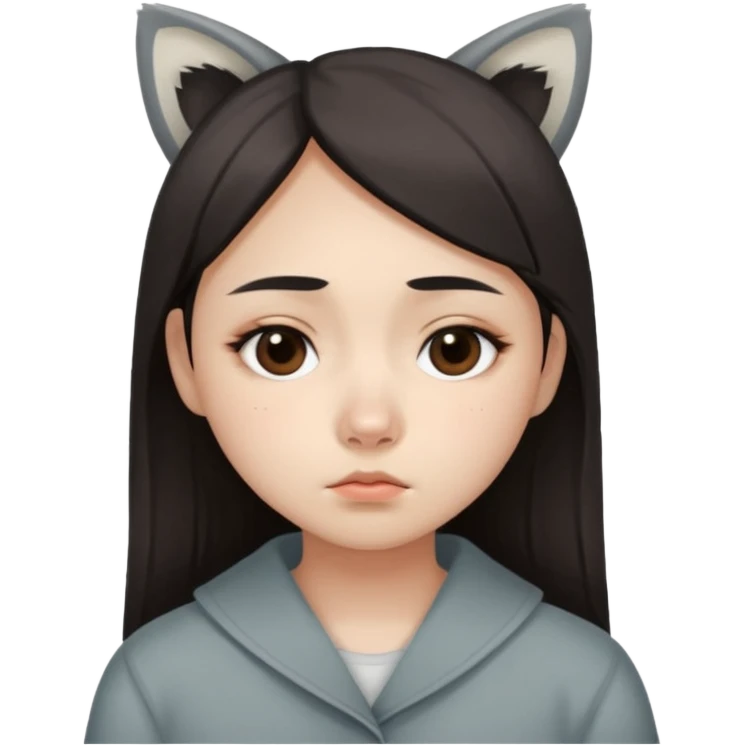 dark circles eyes Raccoon eyes sleepy 皮肤差 亚洲女孩  emoji
