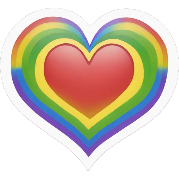 rainbow heart emoji
