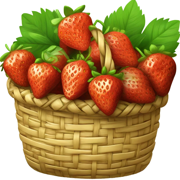 Strawberry basket emoji