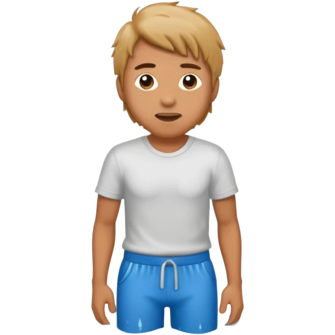 A man coming out of a toilet emoji