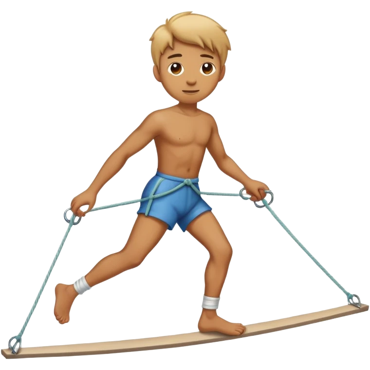 person walking on tightrope
 emoji