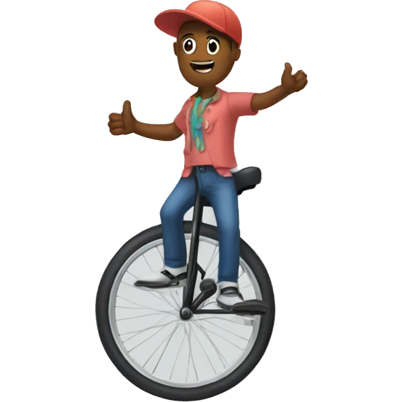 unicycle to florida emoji
