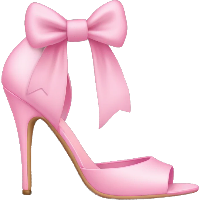 Girly pink heels emoji