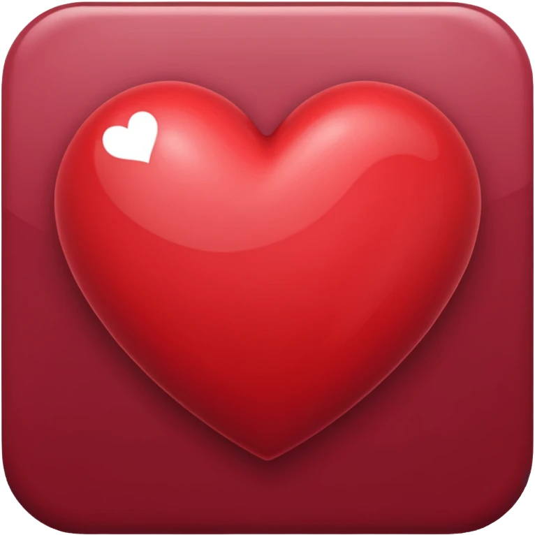 Bordo heart emoji
