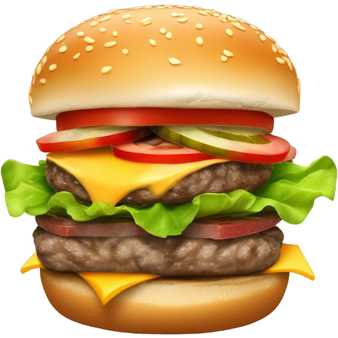 Beef burger  emoji