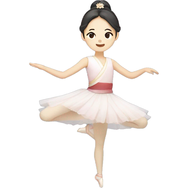 Korean ballelina emoji