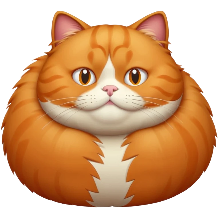 Gato anarajando gordo emoji