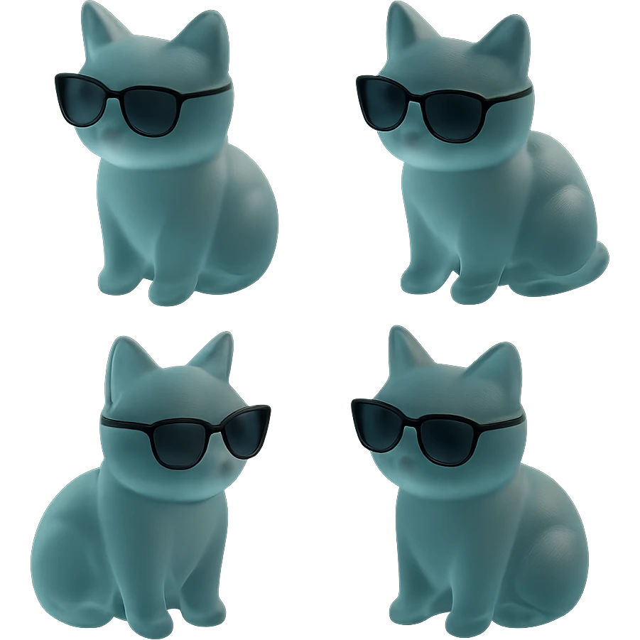 Cat wearing sunglasses emoji