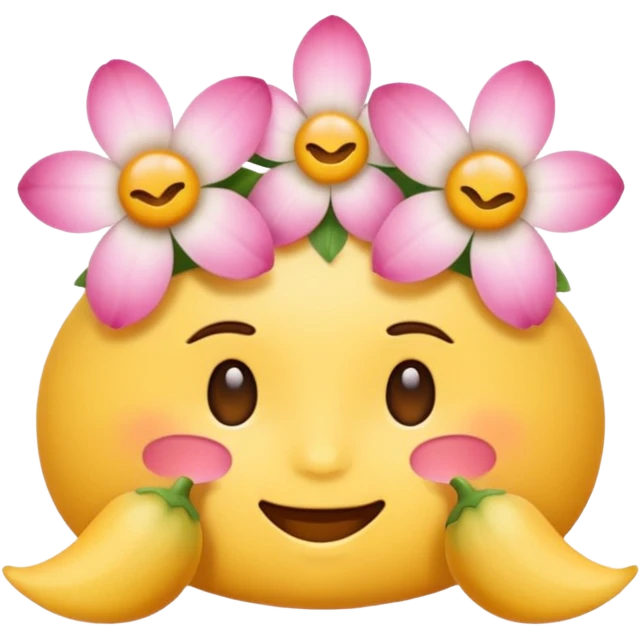 create a fragrance smelling emoji in the style of iphone emoji