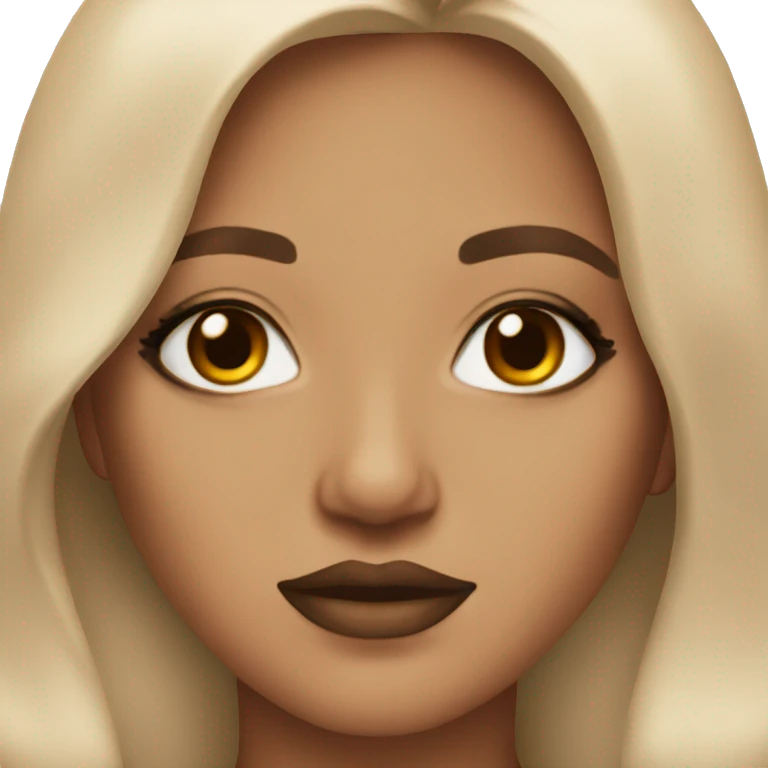 Beige asthetic make up emoji