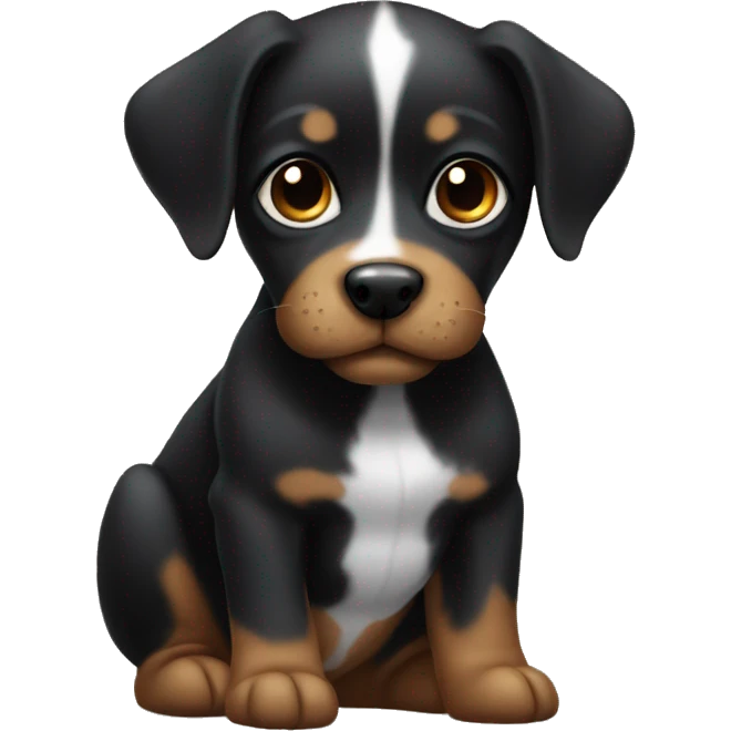 black baby doggy emoji