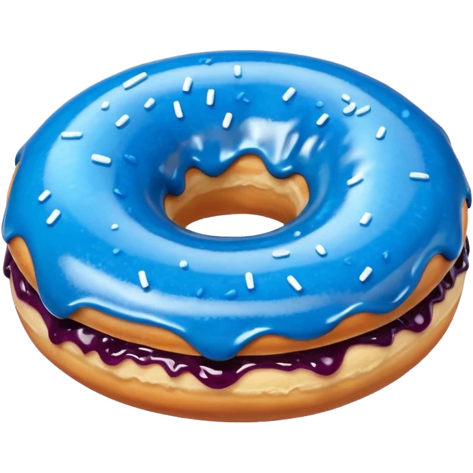 yaban mersini donut emoji