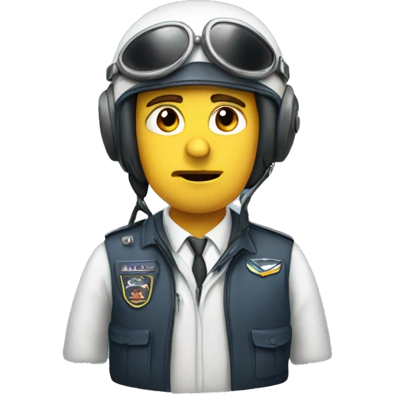 very confused pilot emoji