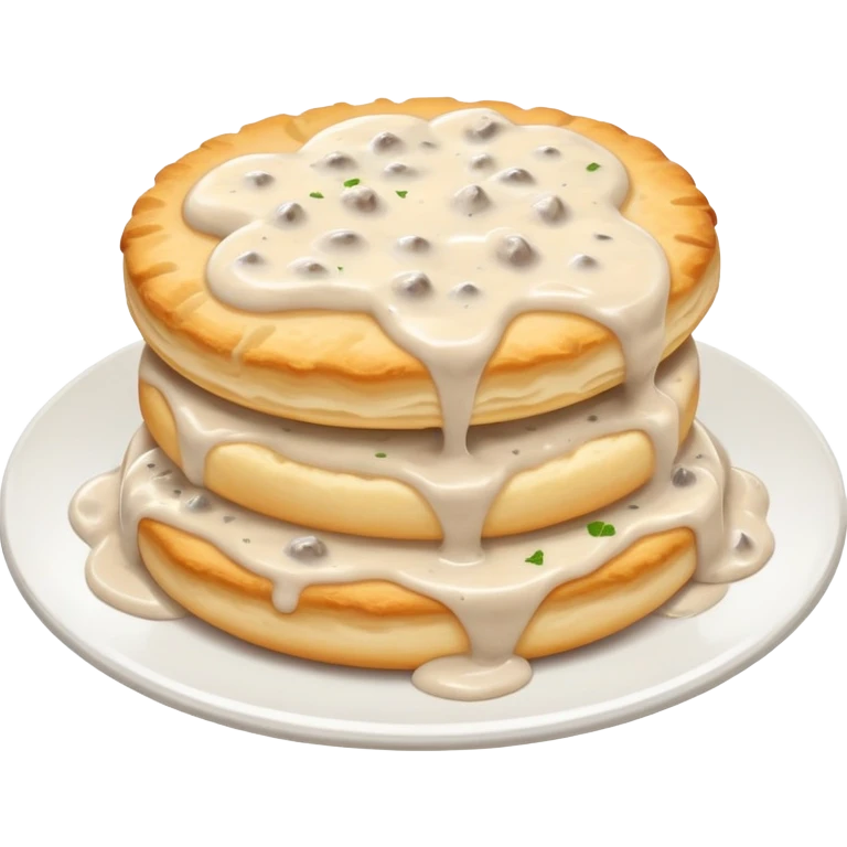 Biscuits and gravy emoji