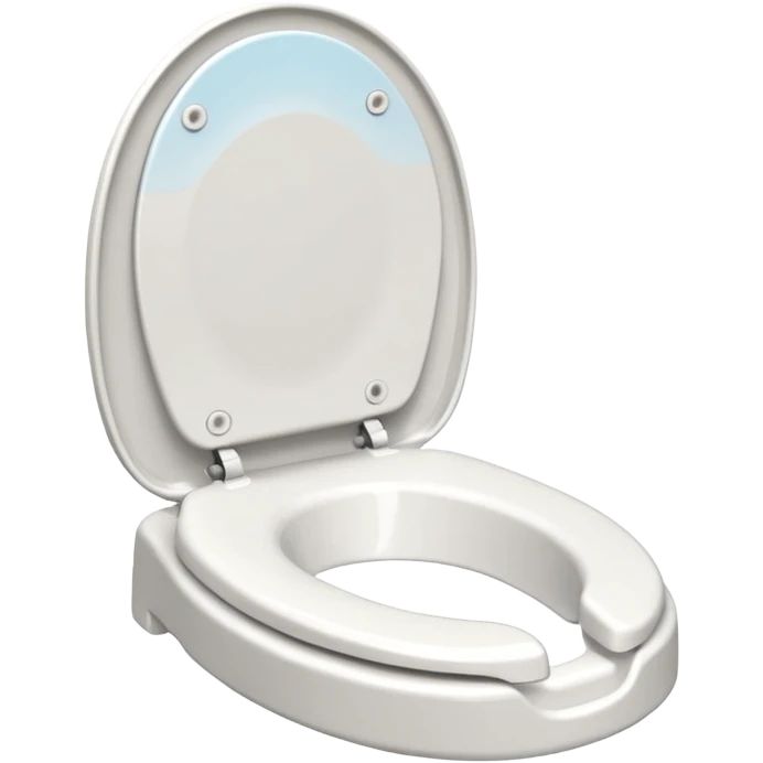 Baby toilet seat without a lid  emoji