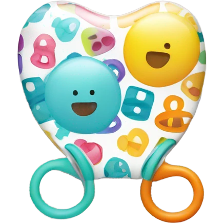 aesthetic baby pacifier emoji
