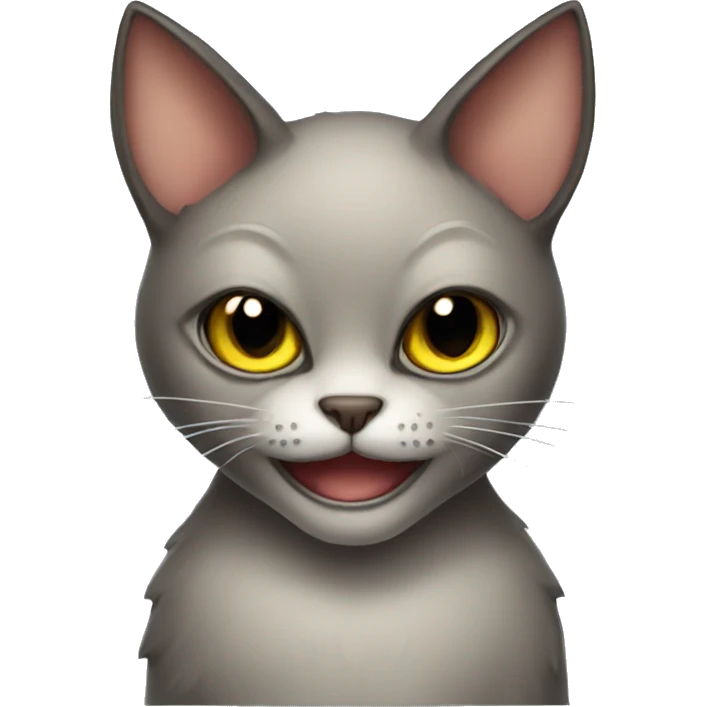 Bat cat emoji