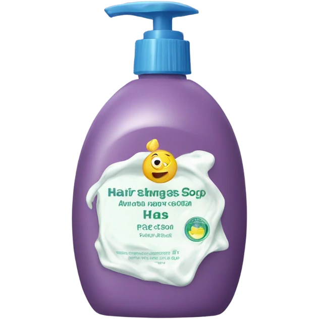 hair washing soap emoji