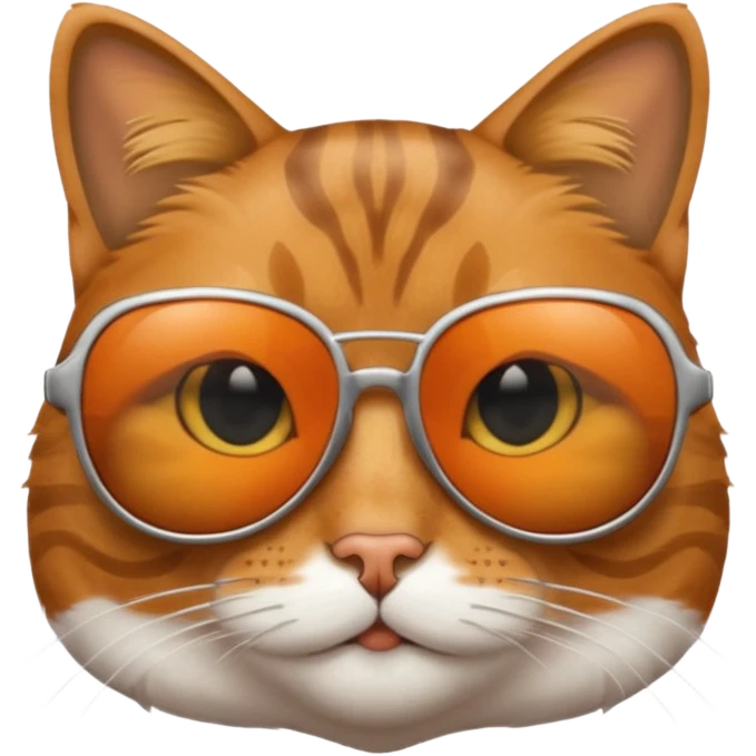 Cat wearing sunglasses emoji