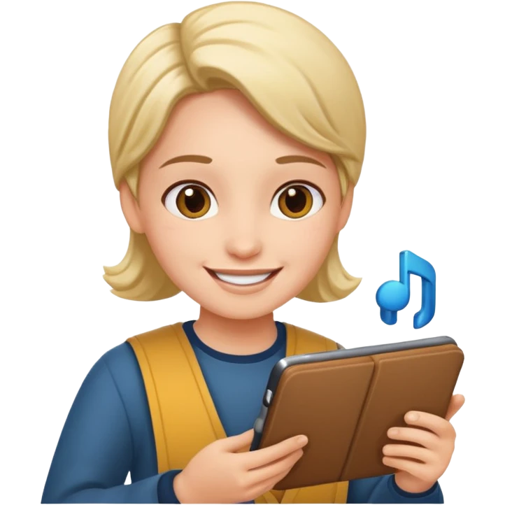 A person creating content/art/influence/communicator/storyteller  emoji