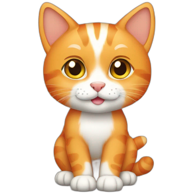 cute orange tabby cat emoji