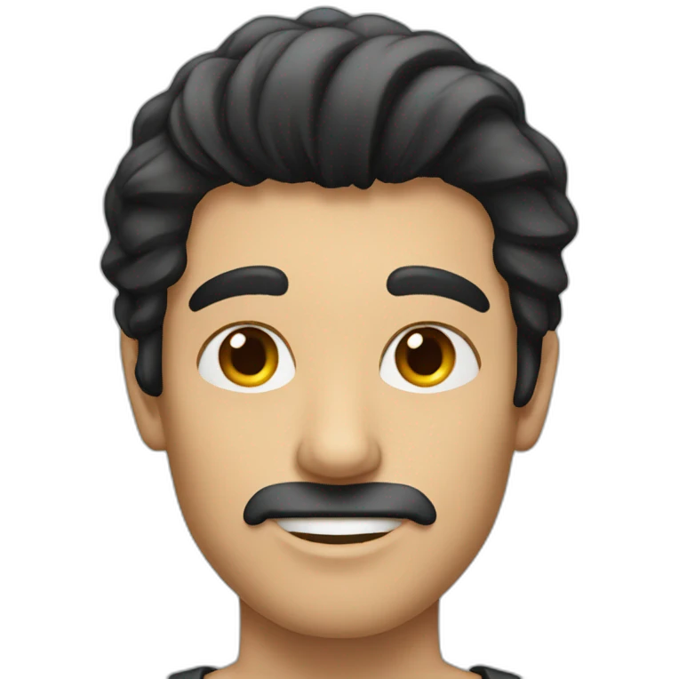 A-man-with-long-black-hair emoji